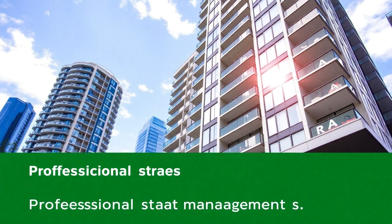 Vancouver strata management team overseeing a well-maintained high-rise building for property owners and residents.