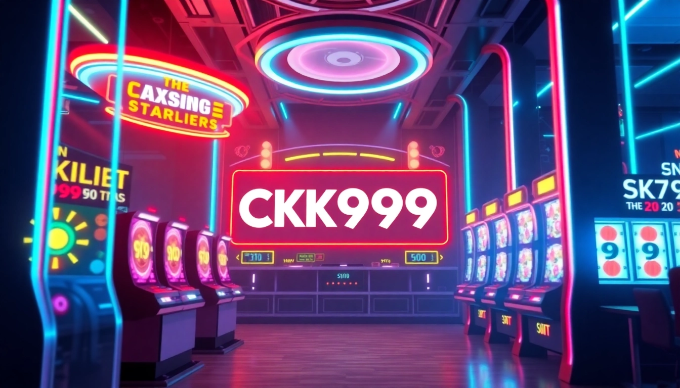 Engaging ck999 game screenshot showcasing colorful slot machines and vibrant casino interface, designed to attract players interested in online gambling.