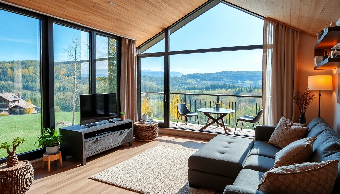 Charming Ferienwohnung with a stunning view of Thüringer Wald and comfortable interior setting in Saalfeld.