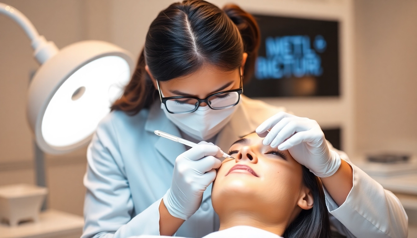 Botox treatment in Zurich: A skilled doctor performs precise Botox injections for youthful facial rejuvenation with gentle technique.