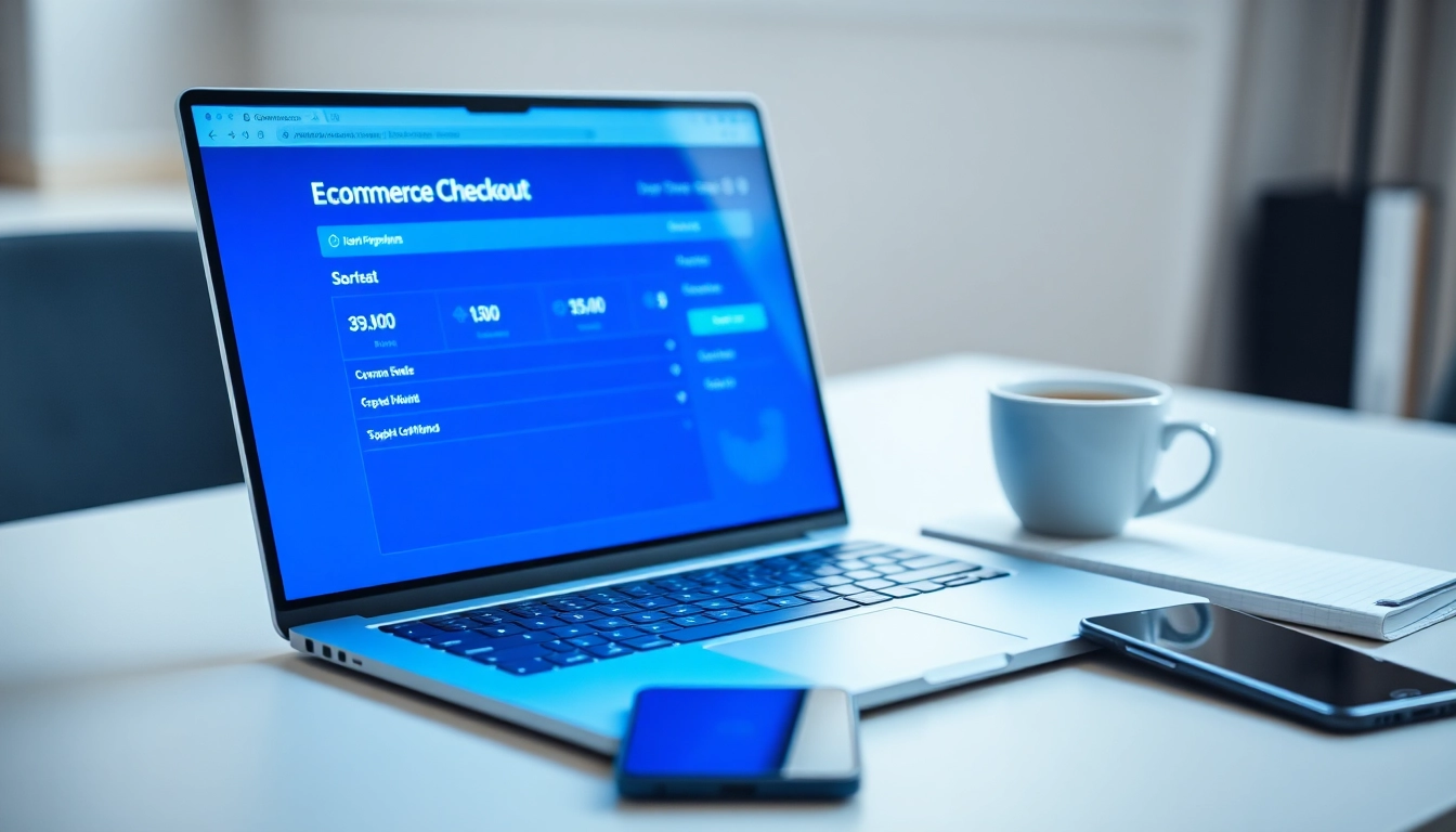 technology-driven UX enhances checkout flow on laptop for engaging experiences