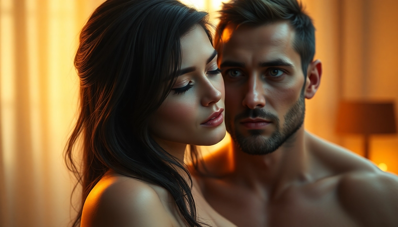 Screenshot demonstrating a realistic NSFW AI generator creating detailed adult scenes with hyperrealistic textures and dynamic lighting.