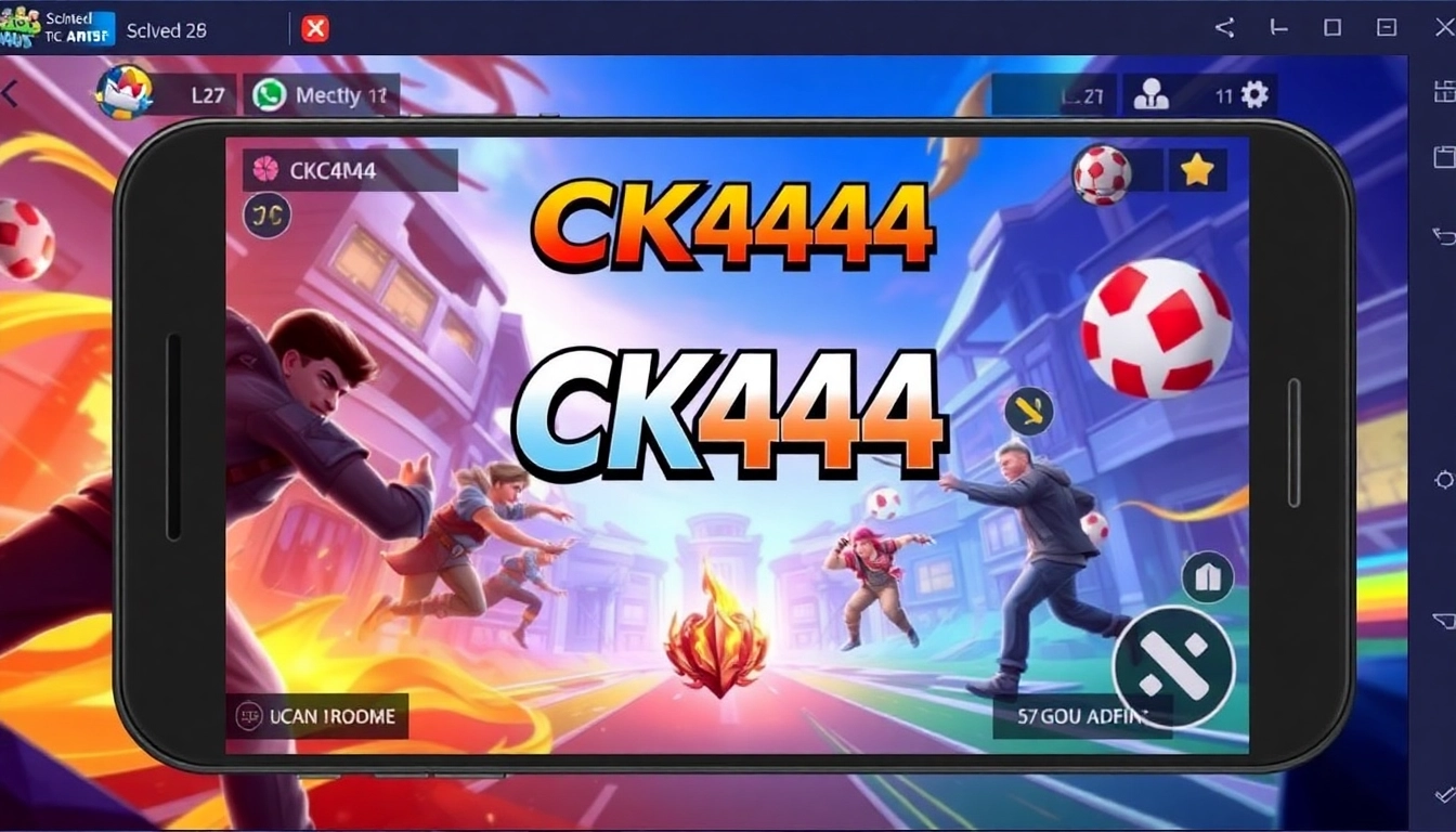 CK444 online game for Android showing engaging gameplay with vibrant visuals and interactive elements.