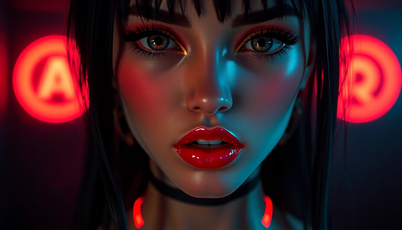 Screenshot of a NSFW AI chat interface showing a provocative conversation, highlighting unfiltered nsfw ai chat interactions with realistic text bubbles and dark theme.