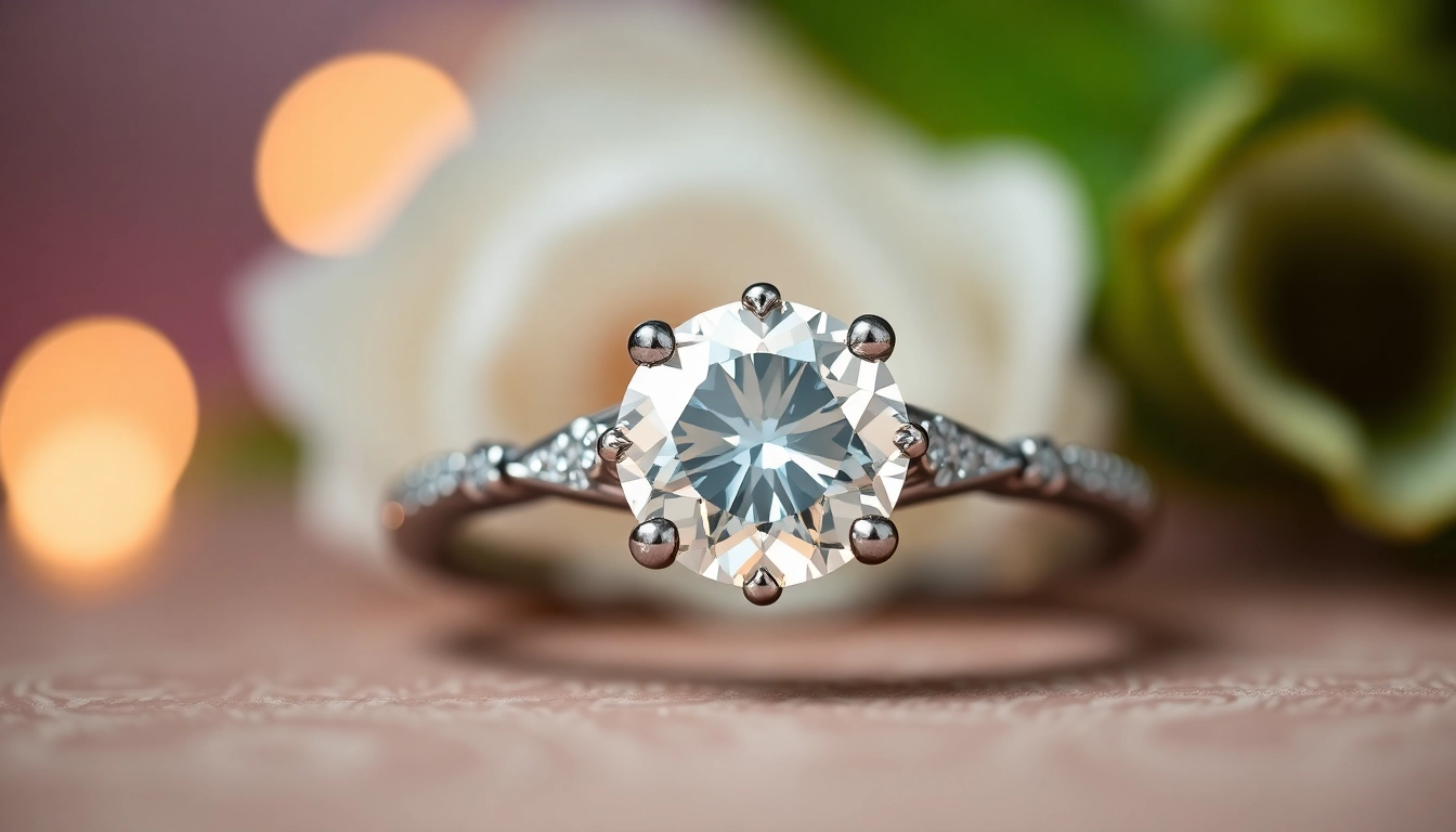 Classic engagement rings featuring timeless solitaire diamonds on elegant bands, perfect for symbolizing love and commitment.