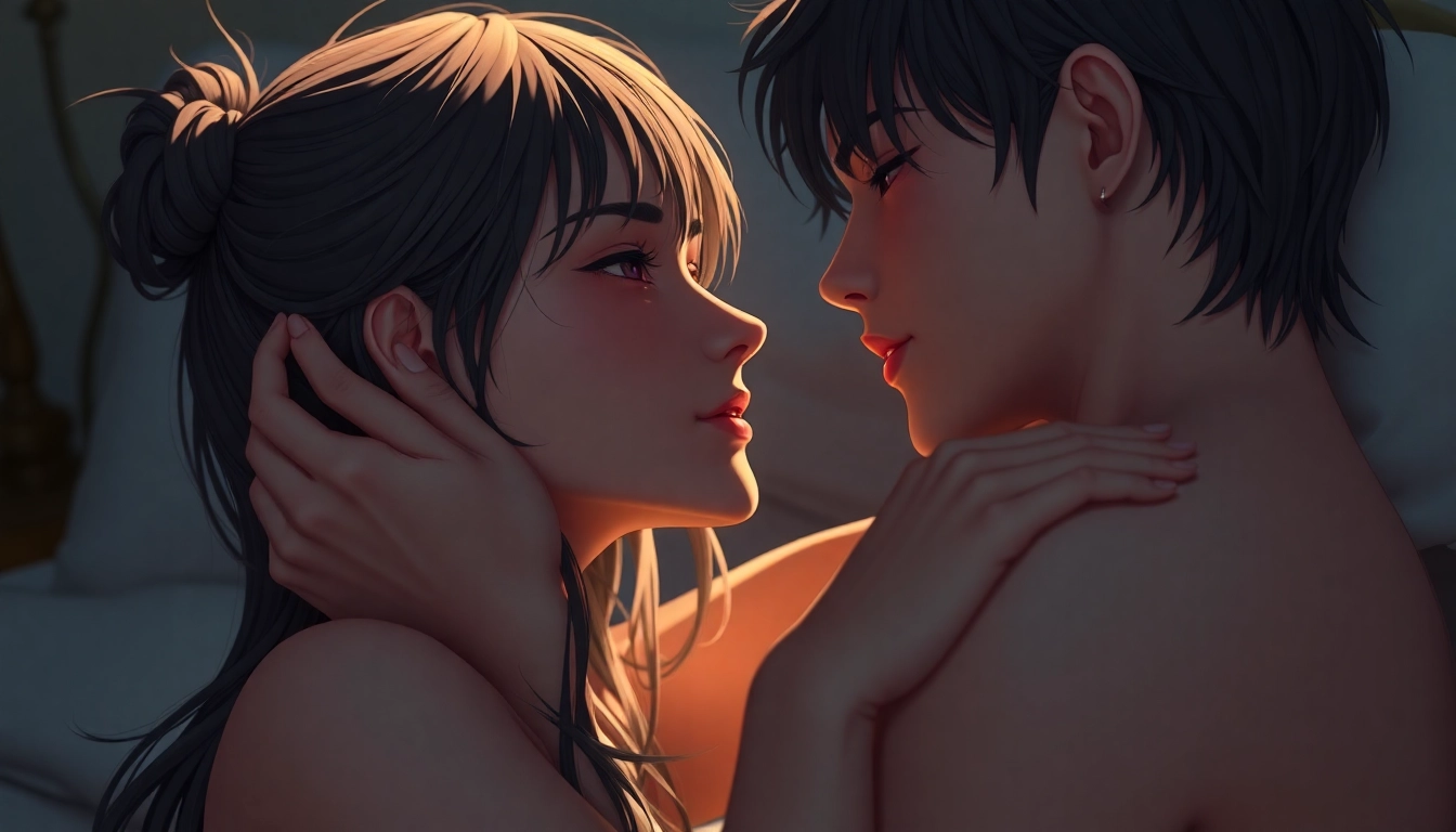 High-quality NSFW AI-generated scene showcasing realistic intimacy with detailed textures and warm lighting for authentic visual experience.