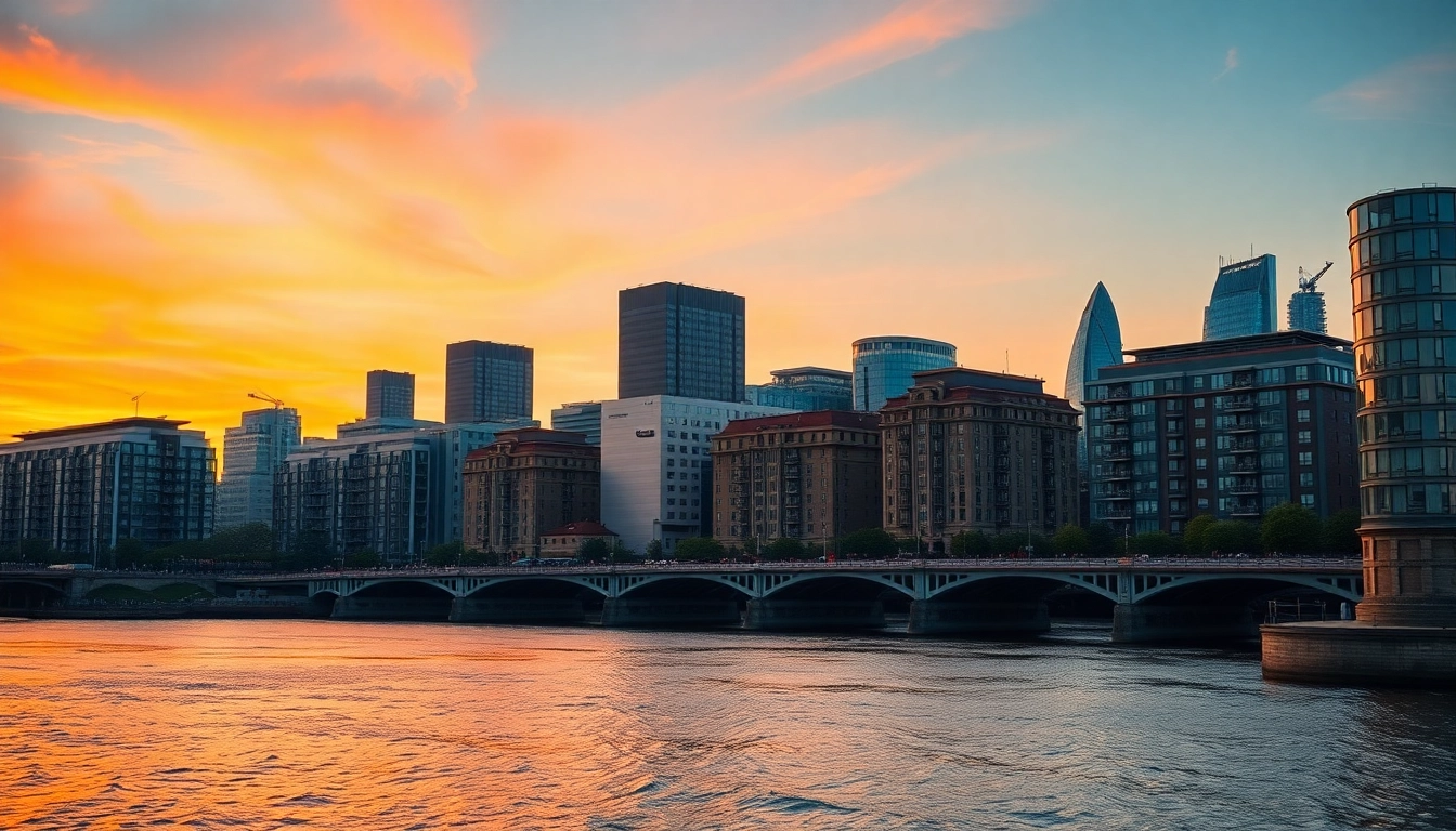 Invest for Property London opportunities with skyline featuring residential buildings during