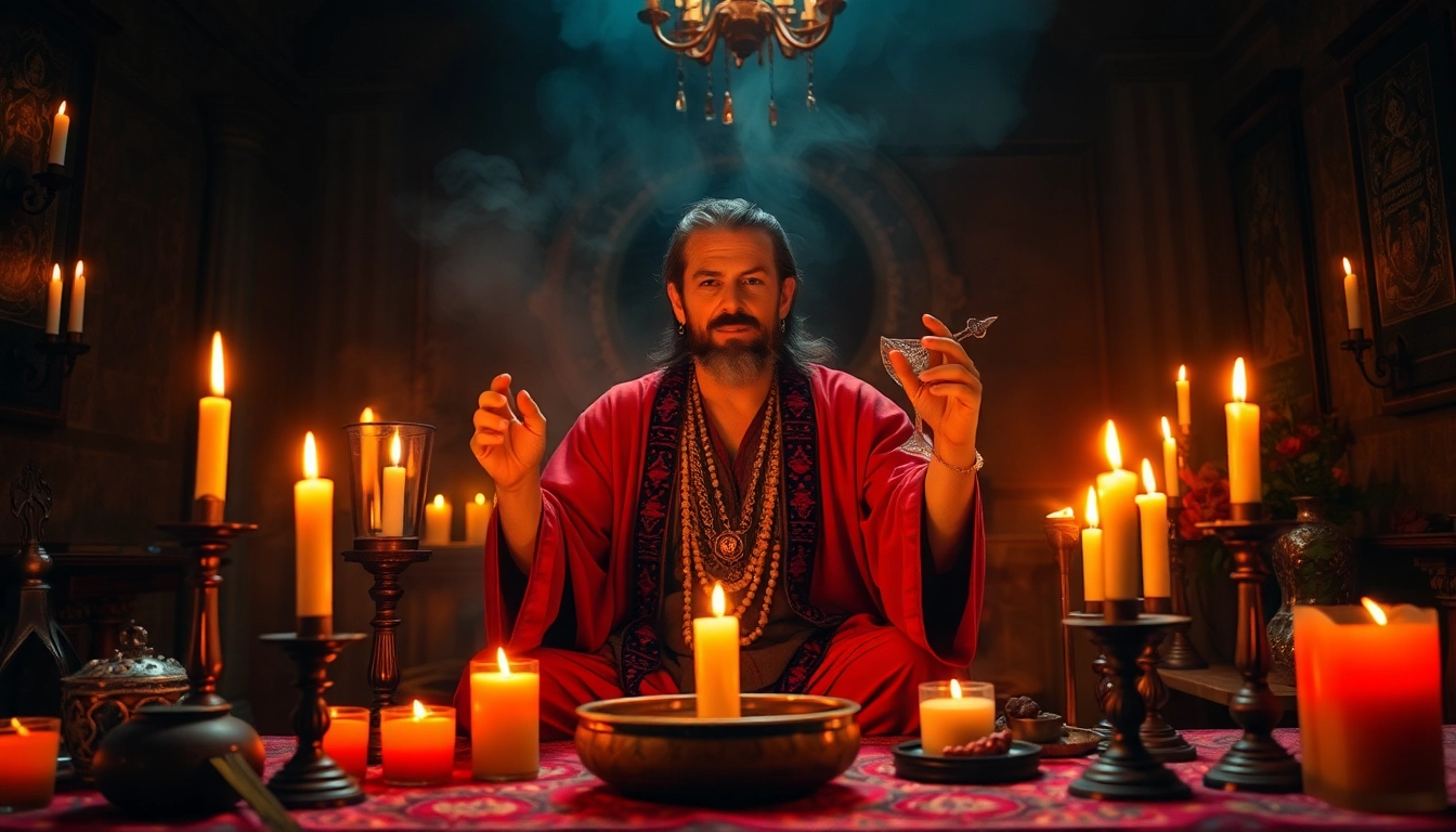 Effective berlin medyum performing powerful spiritual ritual for love and protection success