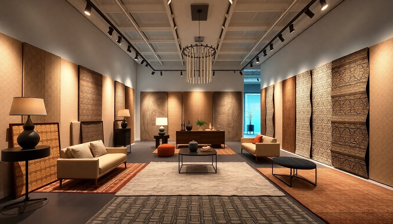 High-quality Tappeti a Milano displayed in elegant showroom with diverse designs and textures