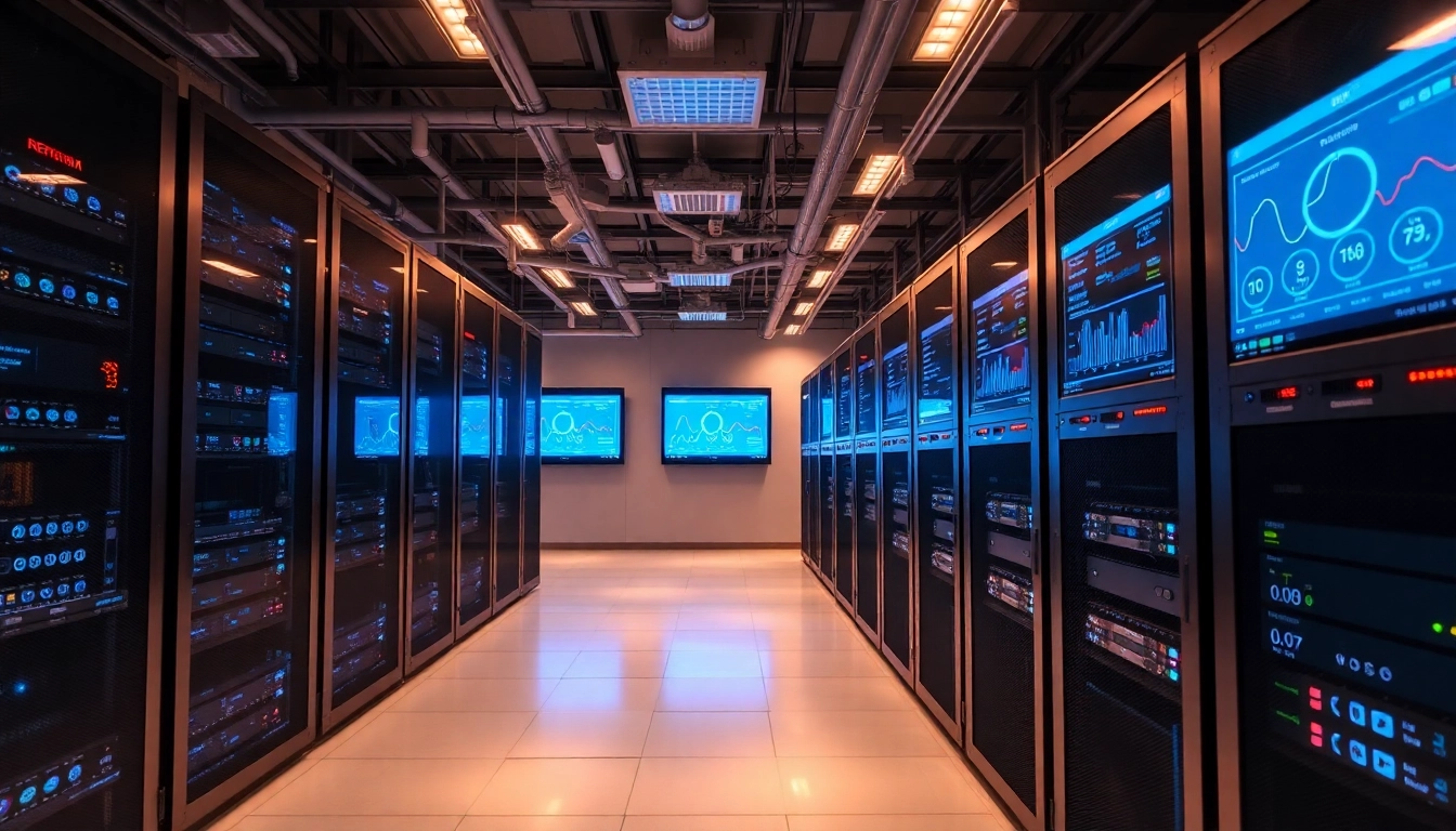 Professional image showing a server refurbished in a clean, organized data center environment