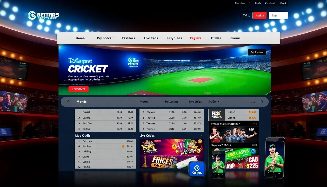 Cricbet99 online betting platform showcasing cricket and casino games for Indian users,
