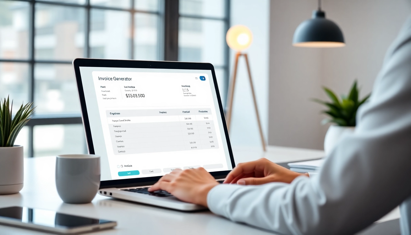 Create professional invoices quickly using the Invoice Generator with customizable templates