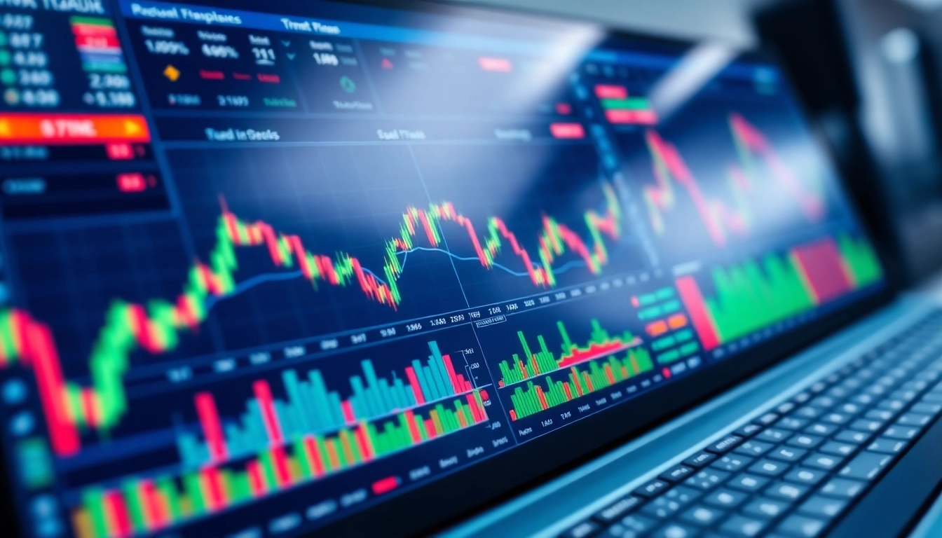 Trading view platform showcasing detailed charts and market analysis interfaces for traders and