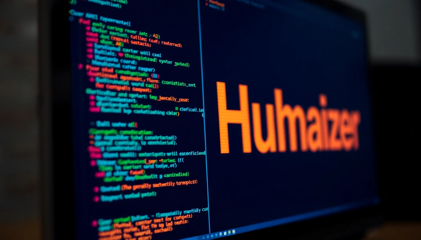 An AI Humanizer tool showcasing real-time AI text conversion to natural human writing for high
